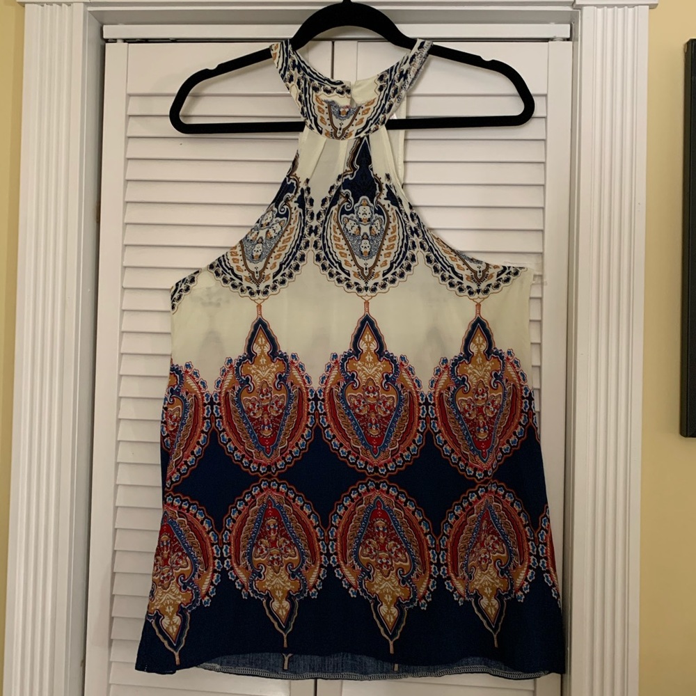 Overmal Bohemian Dressy Halter Top Size XL